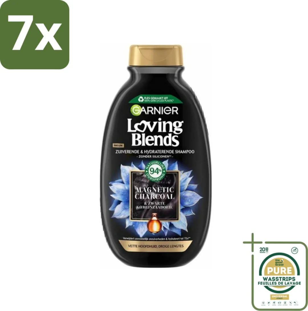 Garnier Loving Blends Magnetic Charcoal Shampoo 300ml
