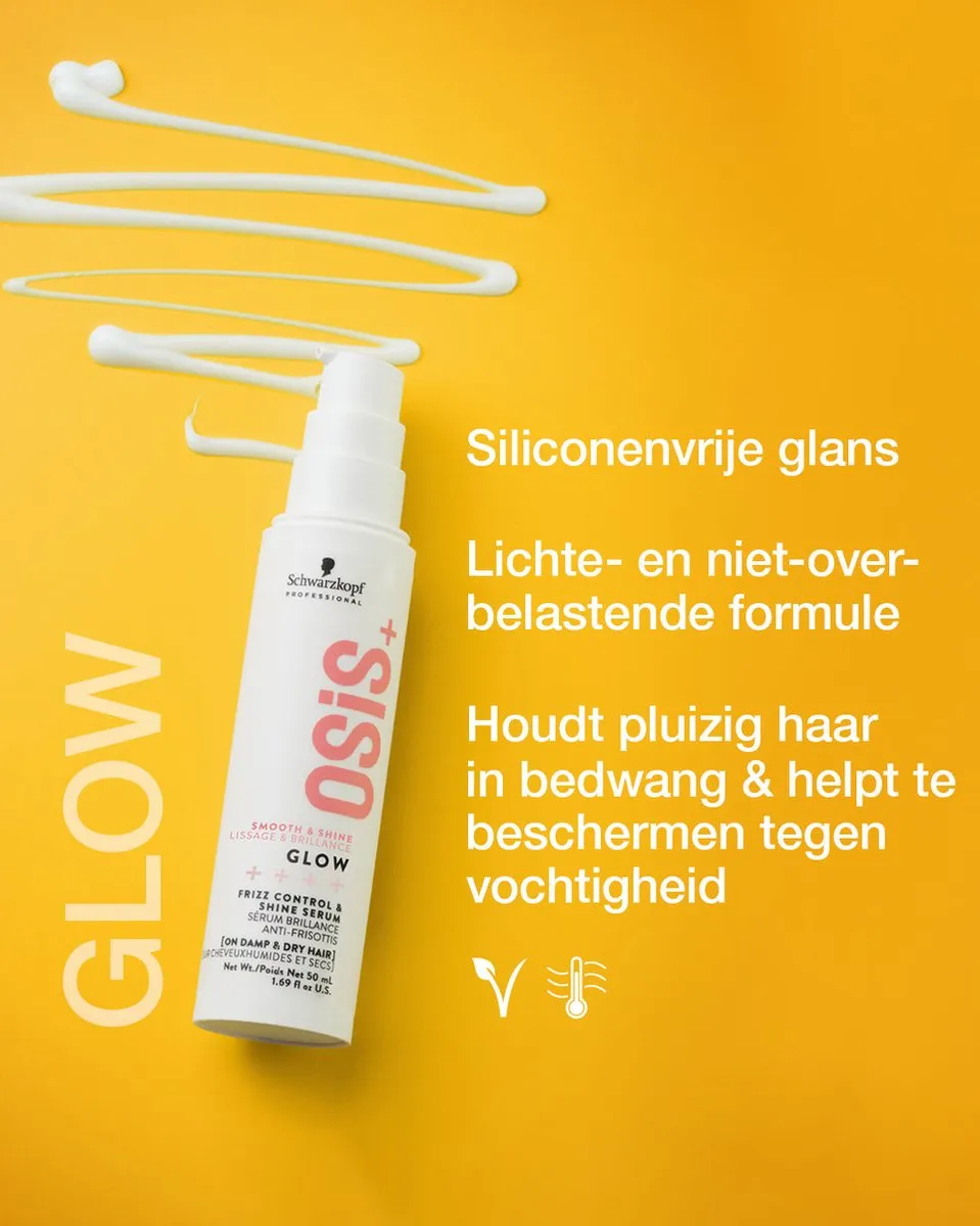 Schwarzkopf OSiS+ Glow Frizz Control & Shine Serum 50ml