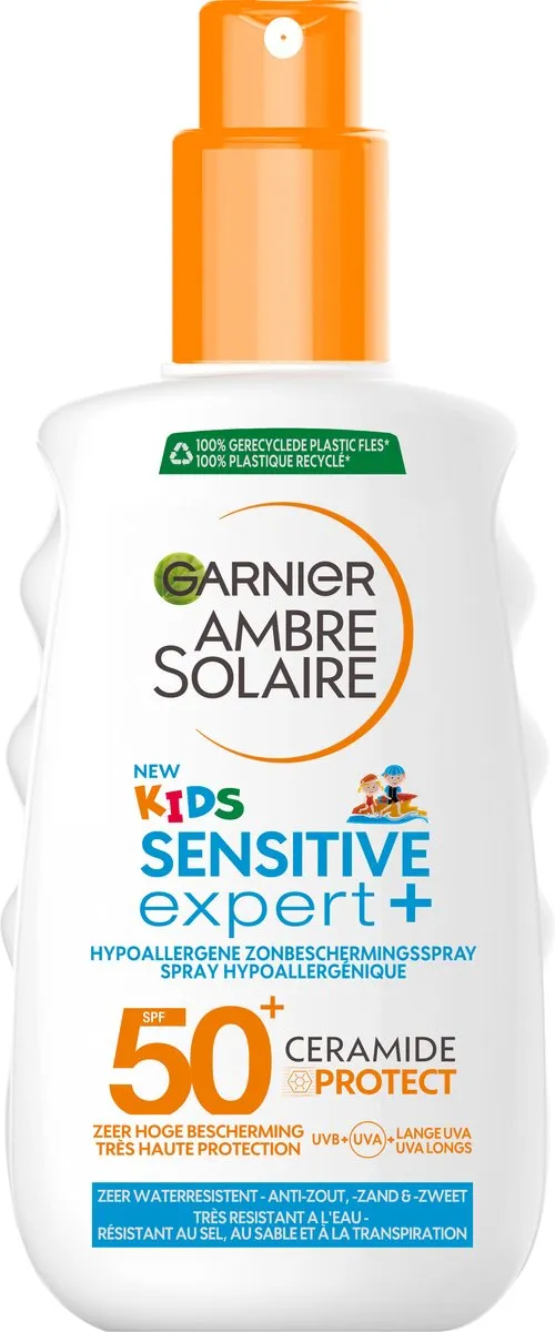Garnier Ambre Solaire Sensitive Kids Zonnebrandspray SPF 50+ 150ml