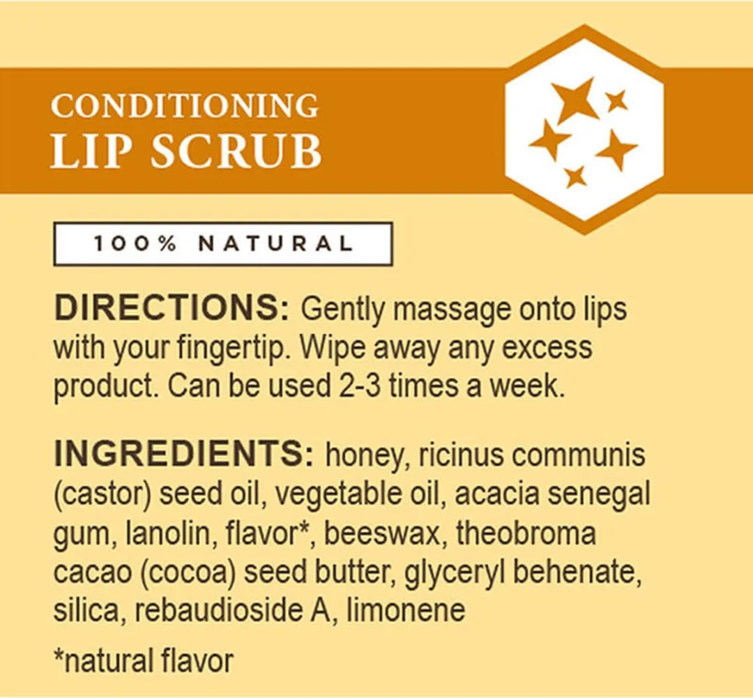 Burt's Bees Conditioning Lip Scrub 7ml - Natuurlijk - afbeelding 6 van 6