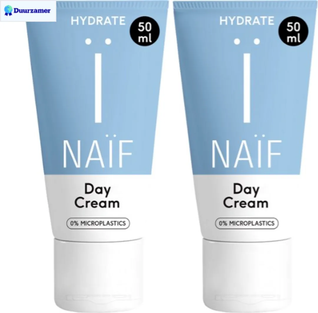 Naïf Hydraterende Dagcrème Voordeelset 2x50ml