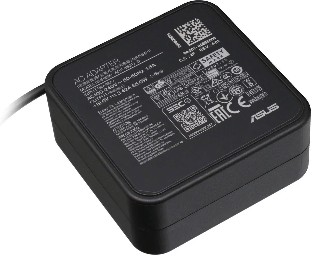 ASUS 0A001-00442700 Oplader 65W - Zwart