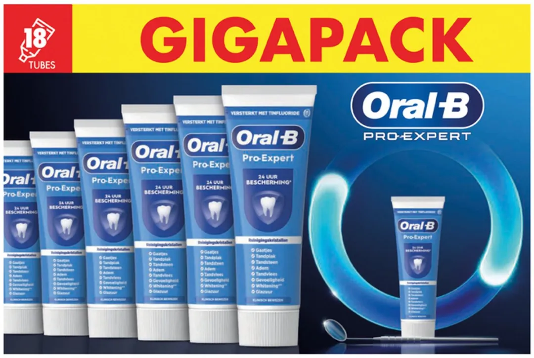 Oral-B Pro-Expert Reinigingskristallen Tandpasta - 18x75ml