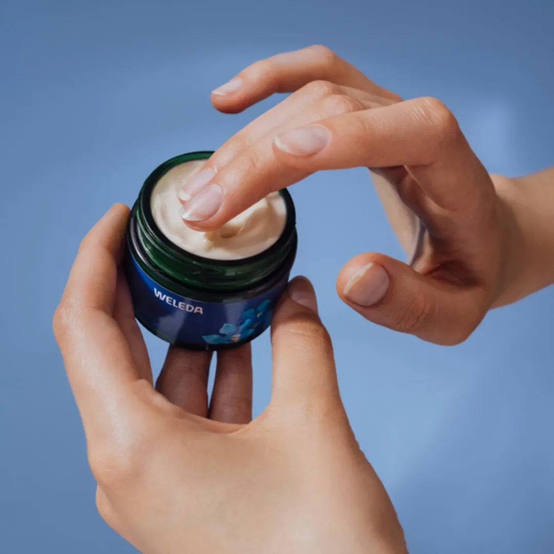 Weleda Nachtcrème Versterkend Blauwe Gentiaan & Edelweiss 40ml - 15 Stuks