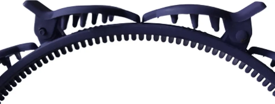 Diadeem - Diadeem met clips - diadeem met haarspeld - haar accessoires - Paars