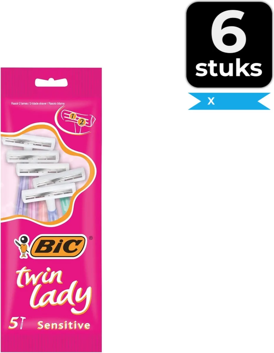 Bic Twin Lady Wegwerpscheermesjes 12-delig