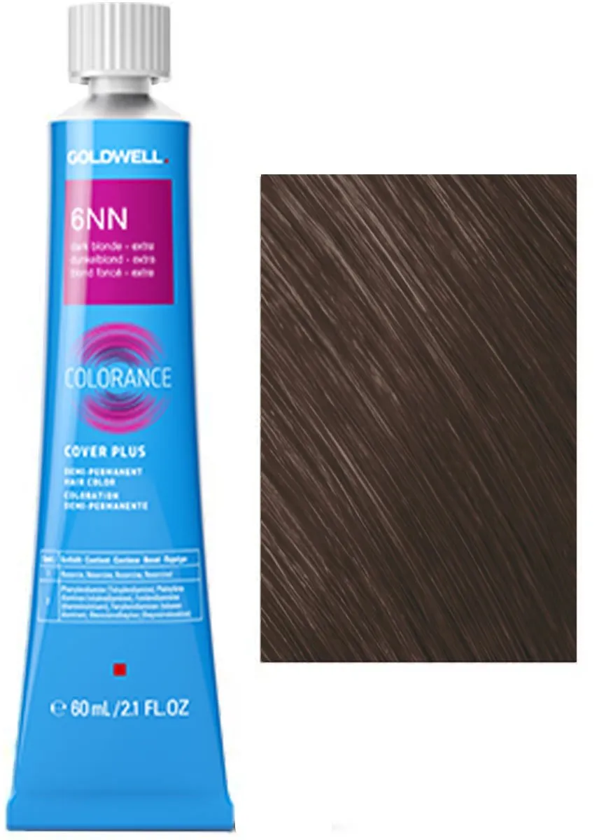 Goldwell - Colorance - Cover Plus NN Shades - 6NN Donkerblond Extra - 60 ml