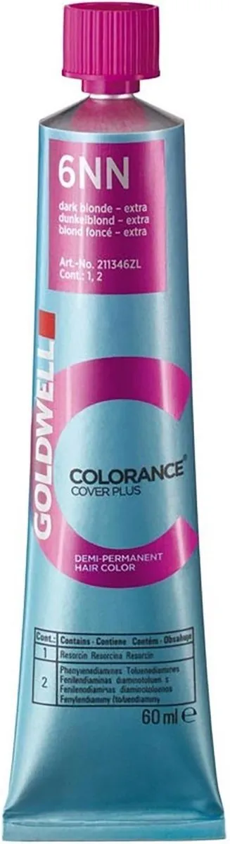 Goldwell - Colorance - Cover Plus NN Shades - 6NN Donkerblond Extra - 60 ml