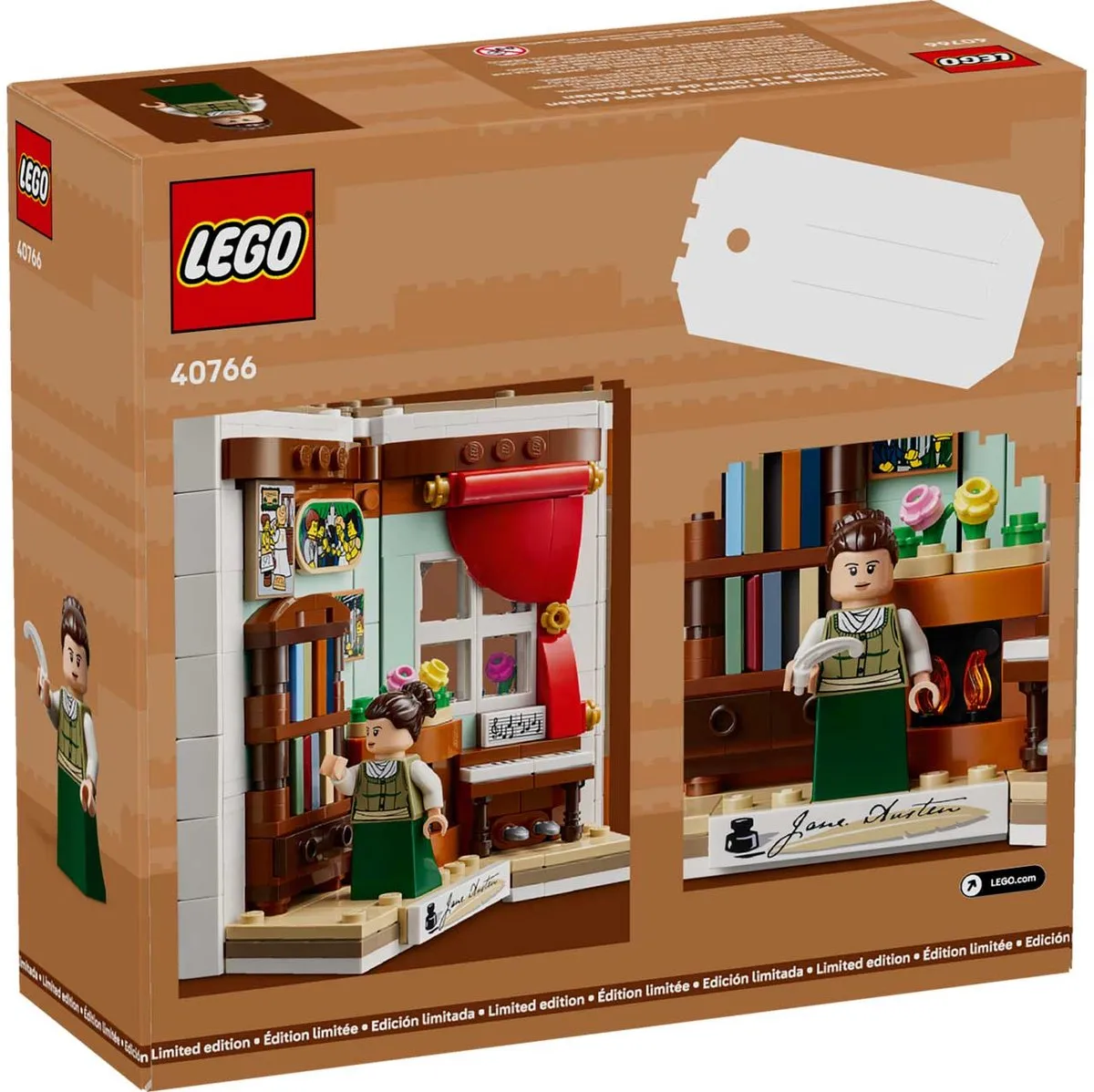 LEGO Limited Edition 40766 Jane Austen Set - 357 Stukken - 1 Minifiguur