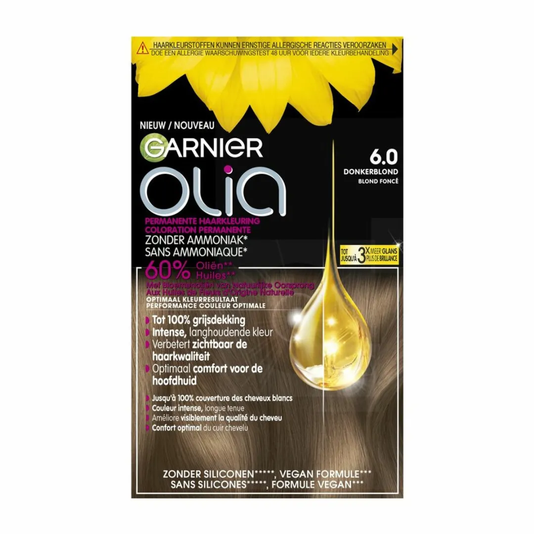 Garnier Olia 6 Donkerblond Haarkleuring - 15 Stuks
