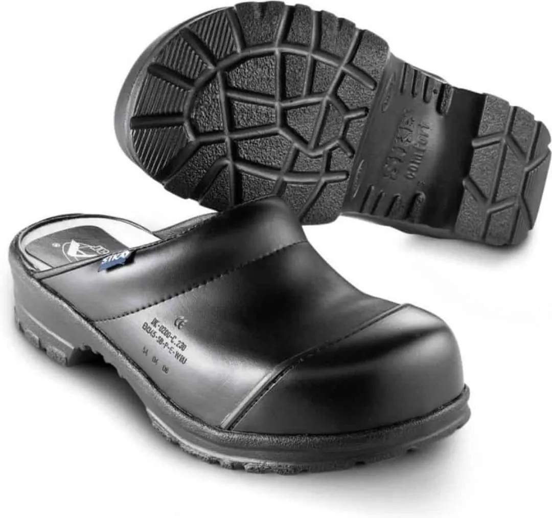 Sika 54 Klomp Open Hak SB Zwart - zwart - 41