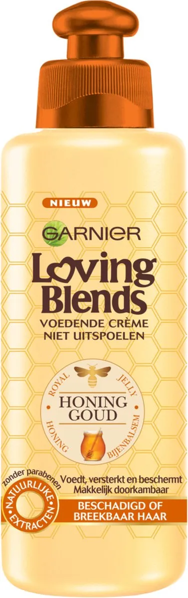 Garnier Loving Blends Honing Goud Leave-in Crème 200ml - afbeelding 6 van 6