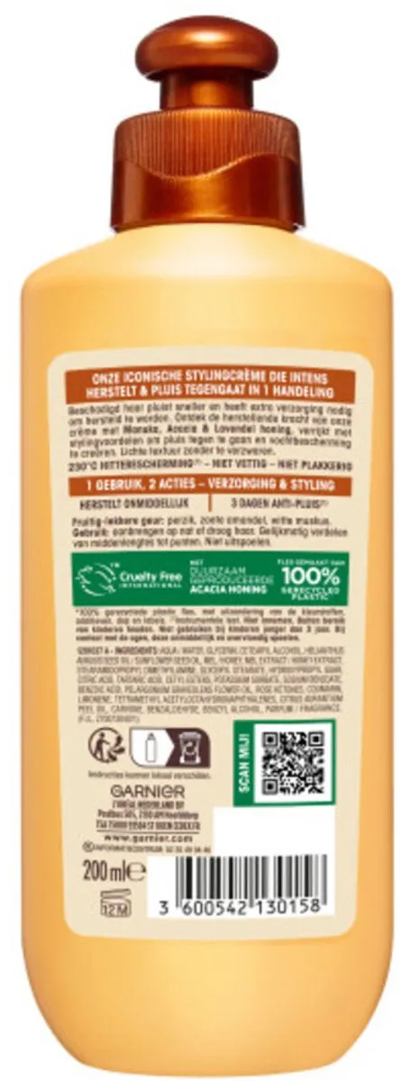 Garnier Loving Blends Honing Goud Leave-in Crème 200ml
