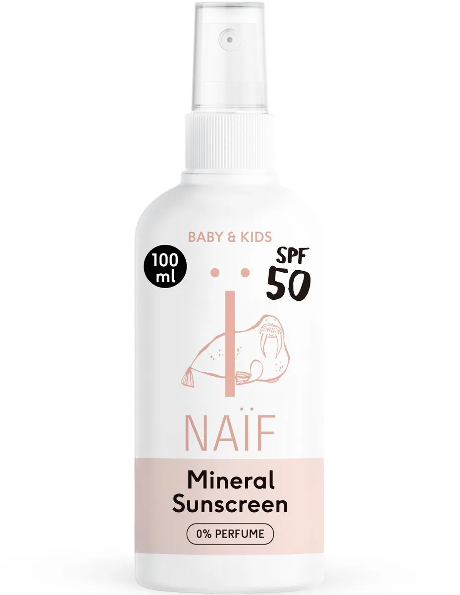 Naïf Zonnebrand Spray Baby & Kinderen SPF50 100ml