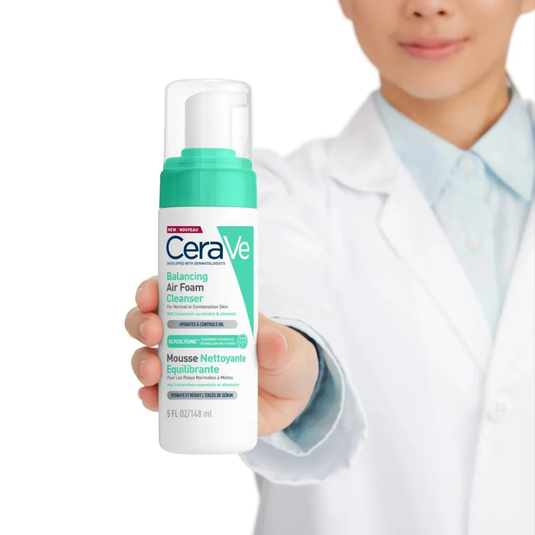 CeraVe Balancing Air Foam Cleanser 444ml - 3 Stuks