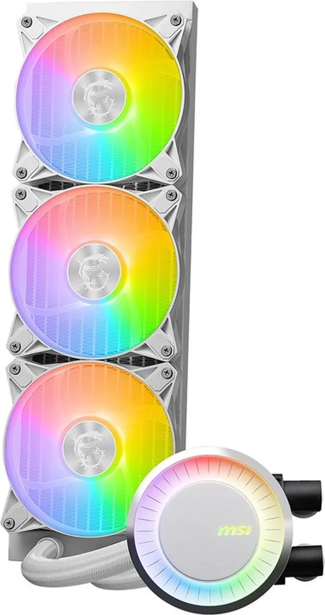 MSI MAG CORELIQUID E360 WHITE Vloeistofkoeling - 360mm - Wit
