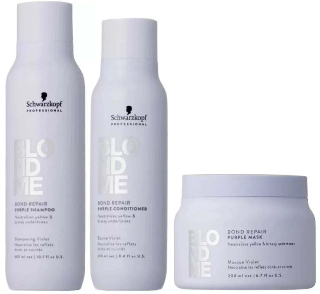 Schwarzkopf Blond Me Purple Toning Set