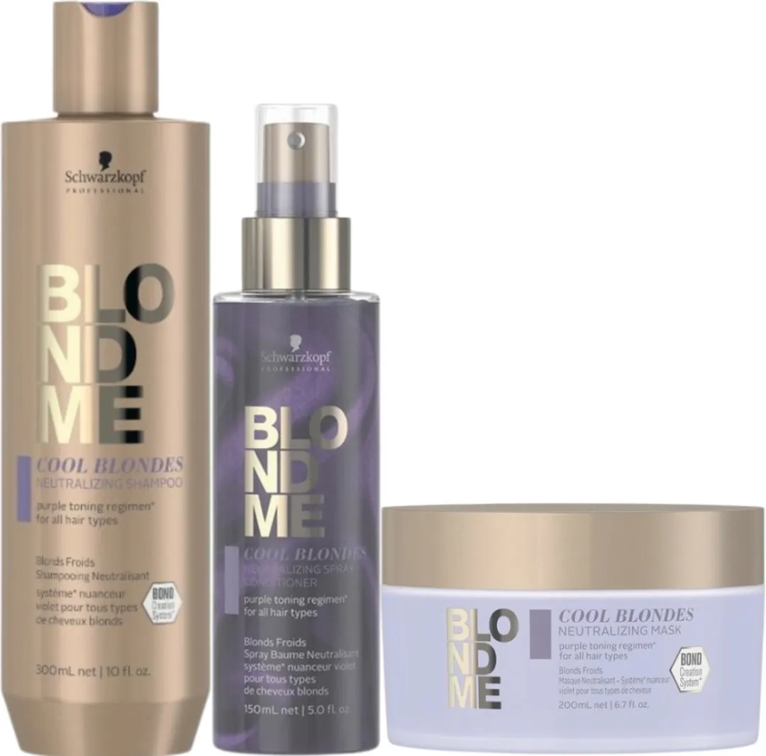 Schwarzkopf Blond Me Purple Toning Set - 750ml