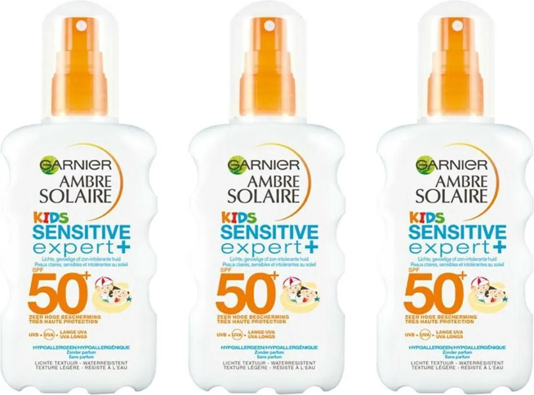 Garnier Ambre Solaire Sensitive Expert+ Kids Zonnebrandspray SPF 50+ 200ml