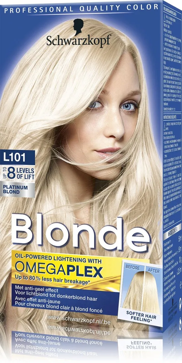 Schwarzkopf Blonde Platinum L101 Haarverf 165ml