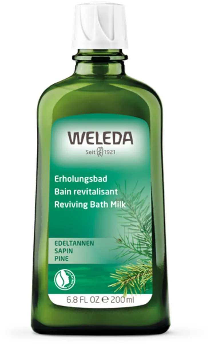 Weleda Verkwikkingsbadmelk Zilverspar 200ml - 6 Stuks
