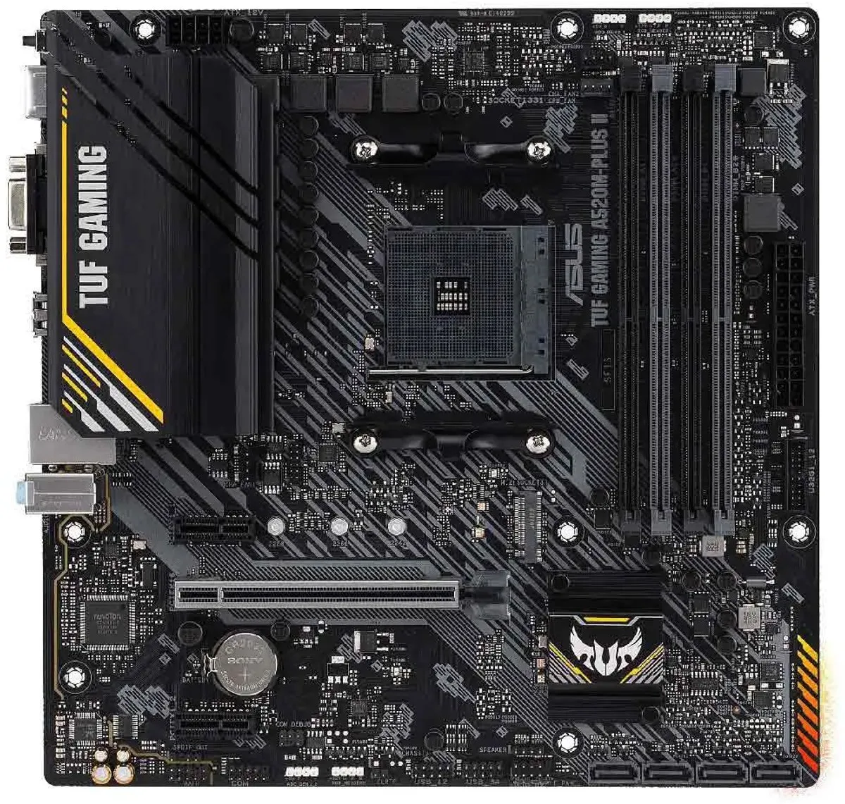 ASUS TUF Gaming A520M-PLUS II AM4 Micro-ATX Moederbord