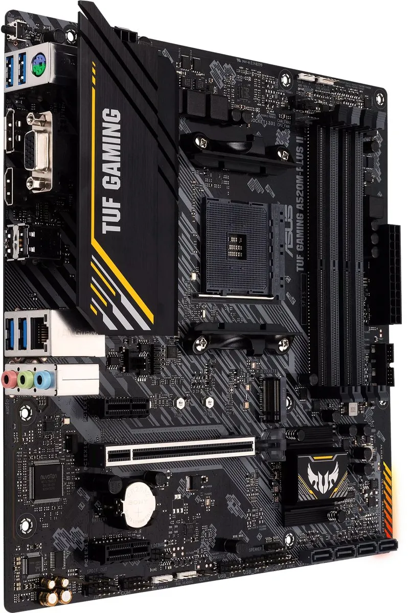 ASUS TUF Gaming A520M-PLUS II AM4 Micro-ATX Moederbord