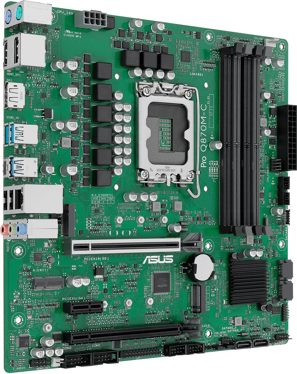 ASUS PRO Q870M-C-CSM microATX Moederbord - LGA1851