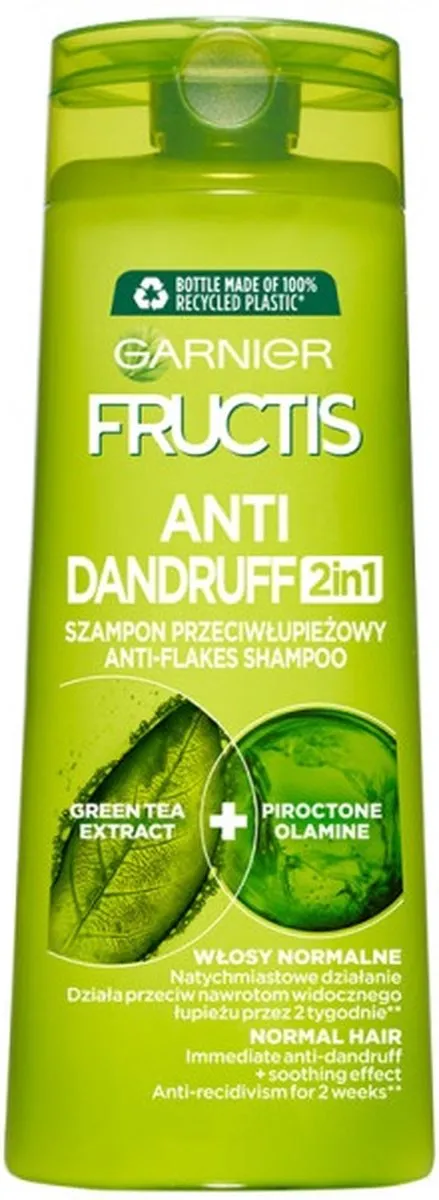 Garnier Fructis Antiroos Shampoo 2-in-1 400ml