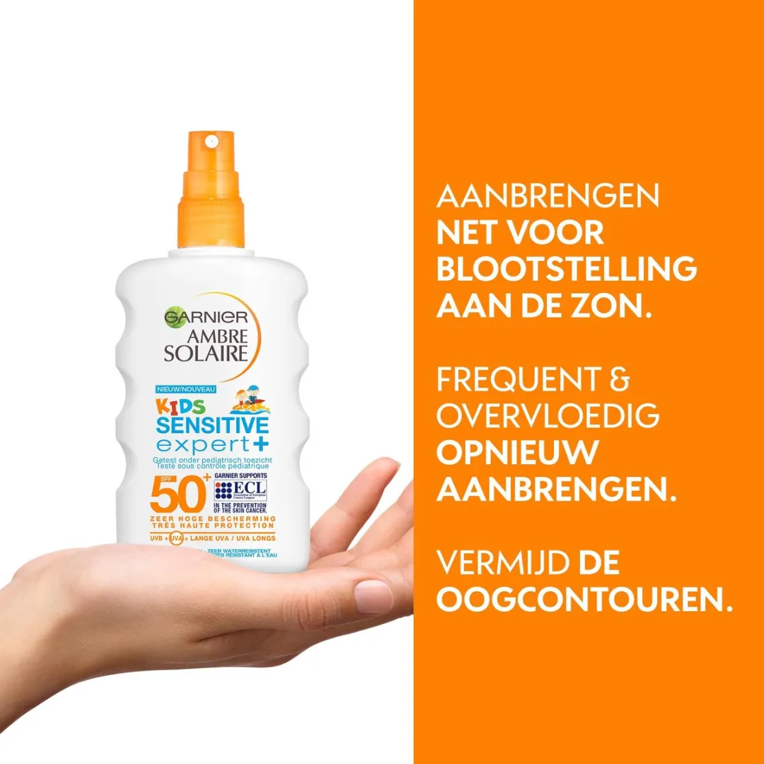 Garnier Ambre Solaire Kids Zonnebrandspray SPF 50+ 200ml
