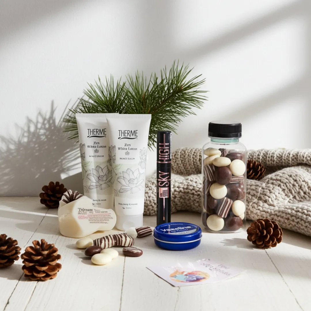 Therme Zen White Lotus Cadeauset - 6-delig - Douchegel/Handcrème/Mascara/Lipbalsem