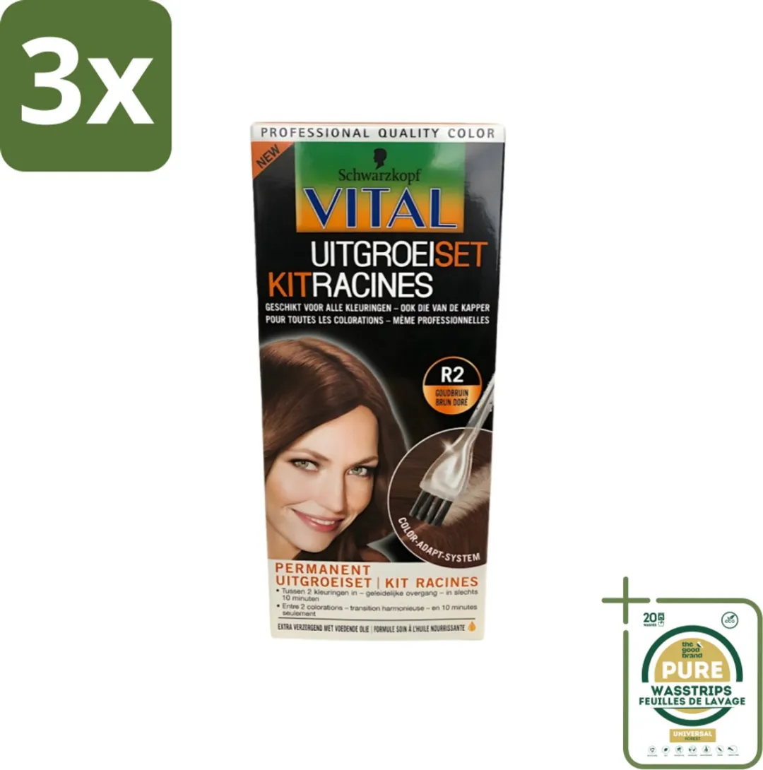 Schwarzkopf Vital R2 Goudbruin Haarverf 180ml