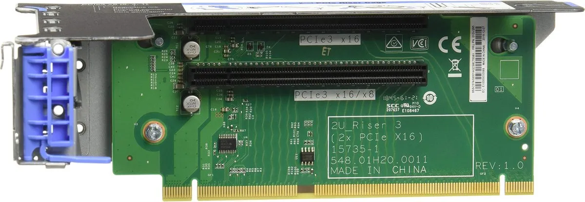 Lenovo 7XH7A02679 Interfacekaart PCIe - Meerkleurig