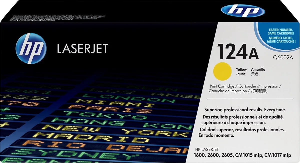 HP 124A Q6002A Tonercartridge - Geel