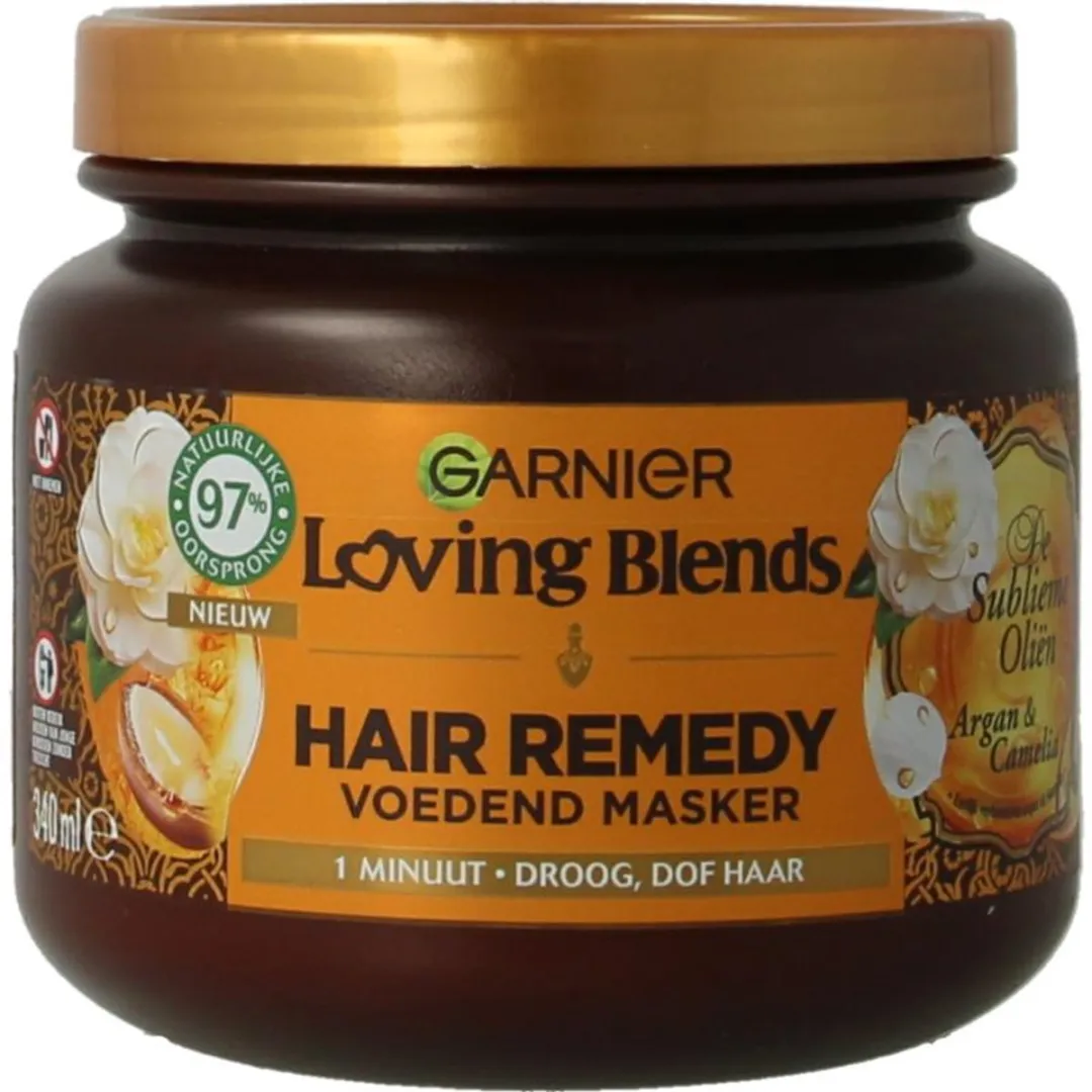 Garnier Loving Blends Haarmasker Argan & Cameliaolie 340ml