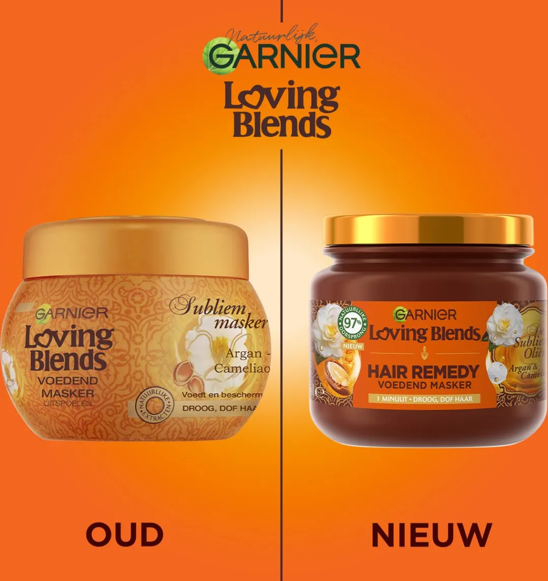 Garnier Loving Blends Haarmasker Argan & Cameliaolie 340ml