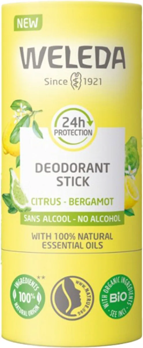 Weleda Citrus + Bergamot 24H Deo Stick 50g