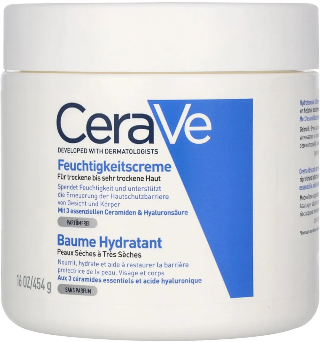 CeraVe Hydraterende Crème 454g - Droge tot Zeer Droge Huid - afbeelding 6 van 6