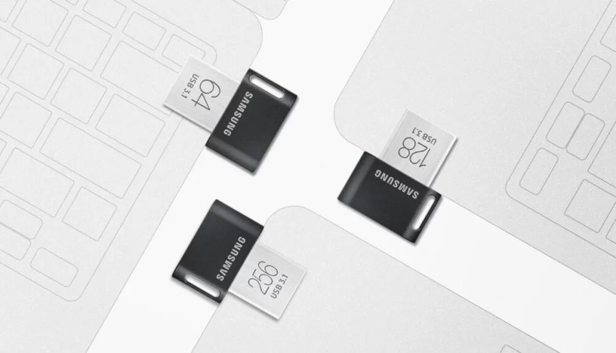 Samsung FIT Plus MUF-256AB/APC USB-stick 256GB - Zwart