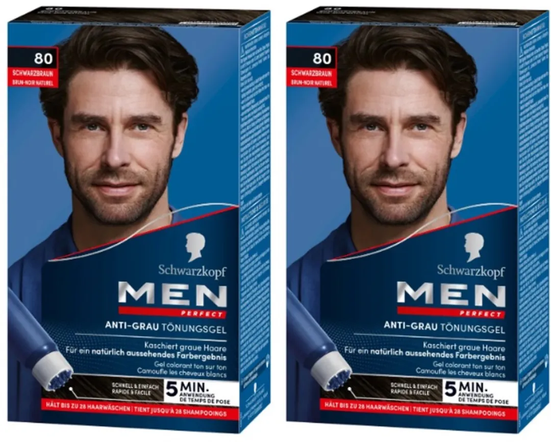Schwarzkopf Men Perfect 80 Zwart-Bruin Haarverf