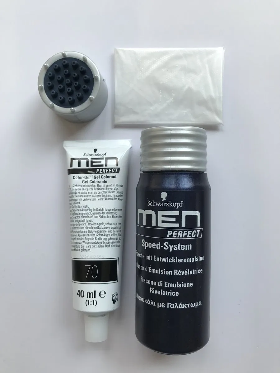 Schwarzkopf Men Perfect 80 Zwart-Bruin Haarverf - 2 Stuks