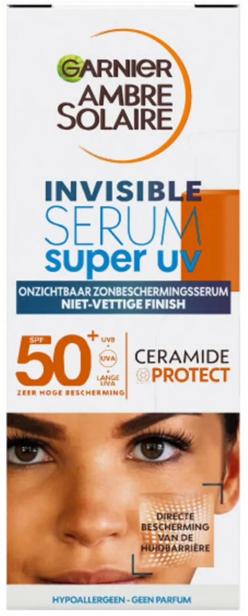 Garnier Ambre Solaire Face Super UV Invisible Serum SPF 50+ - 3x30ml