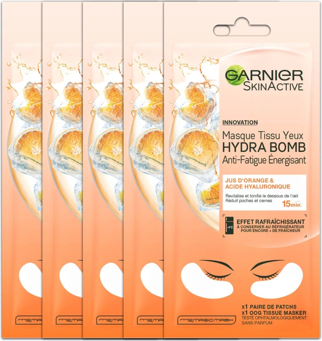 Garnier SkinActive Oogmasker Sinaasappel & Hyaluronzuur