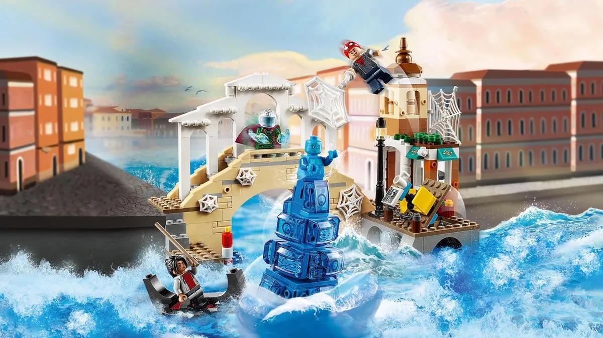 LEGO Super Heroes 76129 Hydro-Man Aanval - 471 Stukken - 4 Minifiguren
