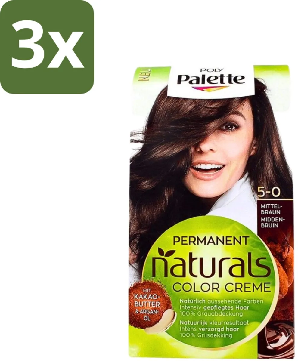 Schwarzkopf Poly Palette Haarverf Middenbruin 5-0