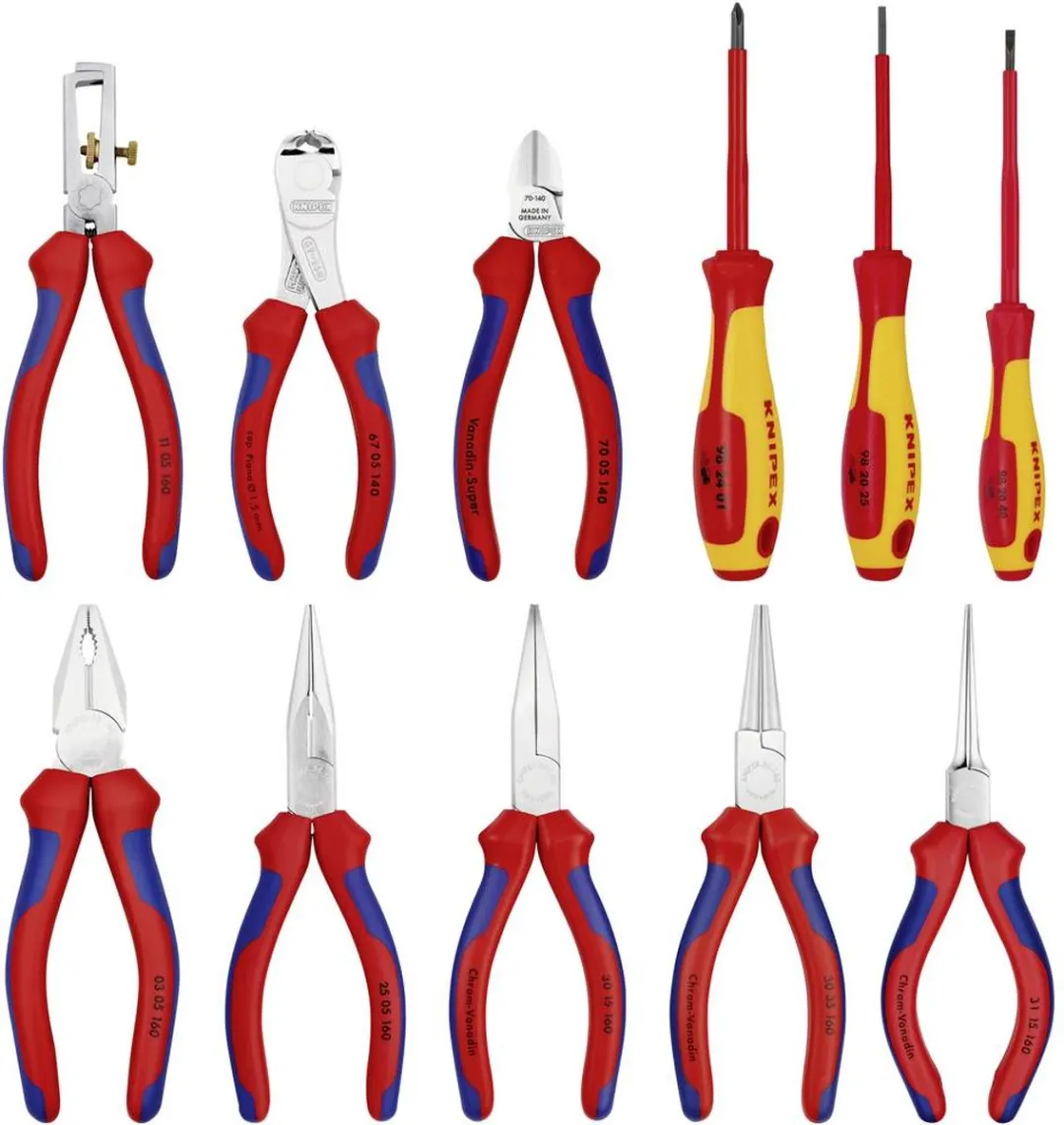 Knipex Gereedschapstas 00 19 41 - 11-delig