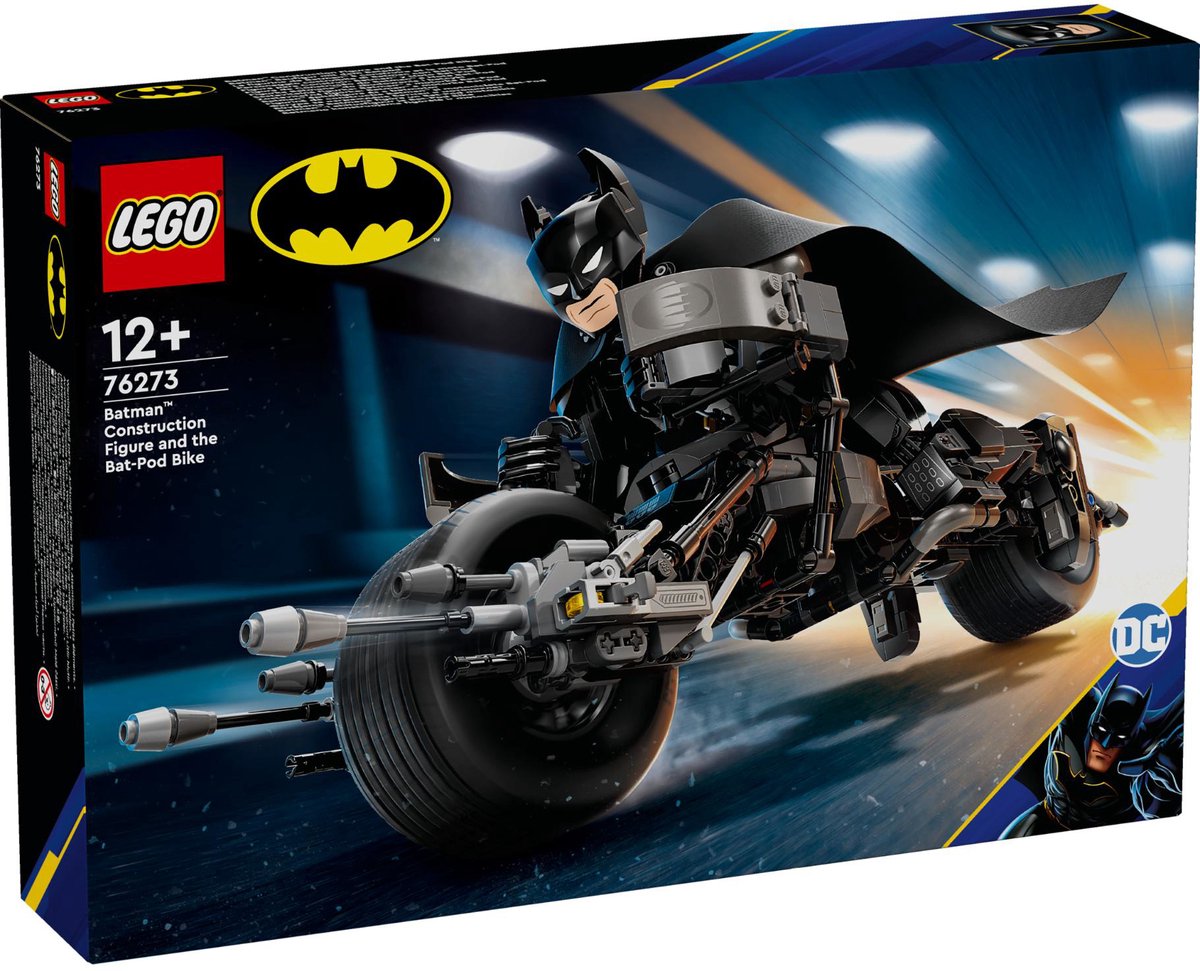 LEGO DC Batman™: Batman bouwfiguur en de Bat-Pod motor 76273
