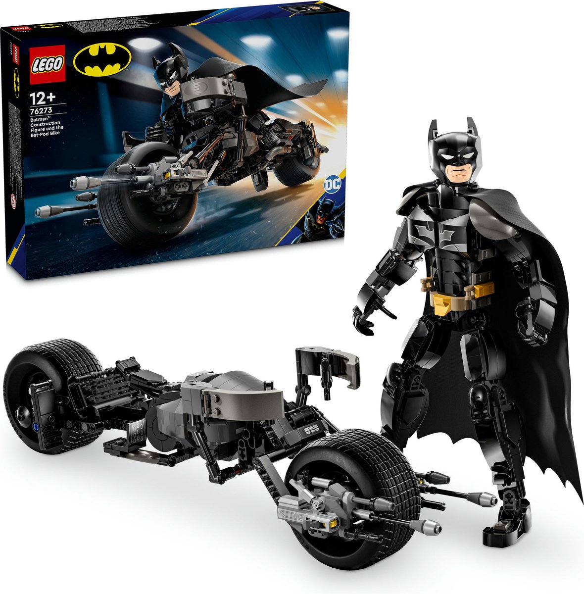 LEGO DC Batman™: Batman bouwfiguur en de Bat-Pod motor 76273