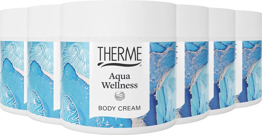 Therme Aqua Wellness Body Cream - 6x225g