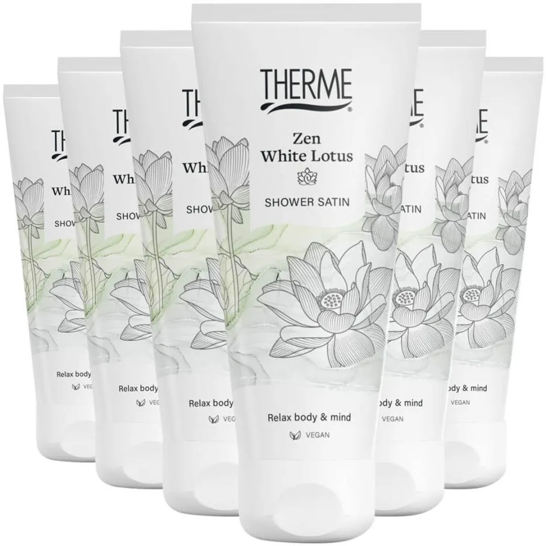 Therme Zen White Lotus Douchegel - 6x200ml - afbeelding 6 van 6